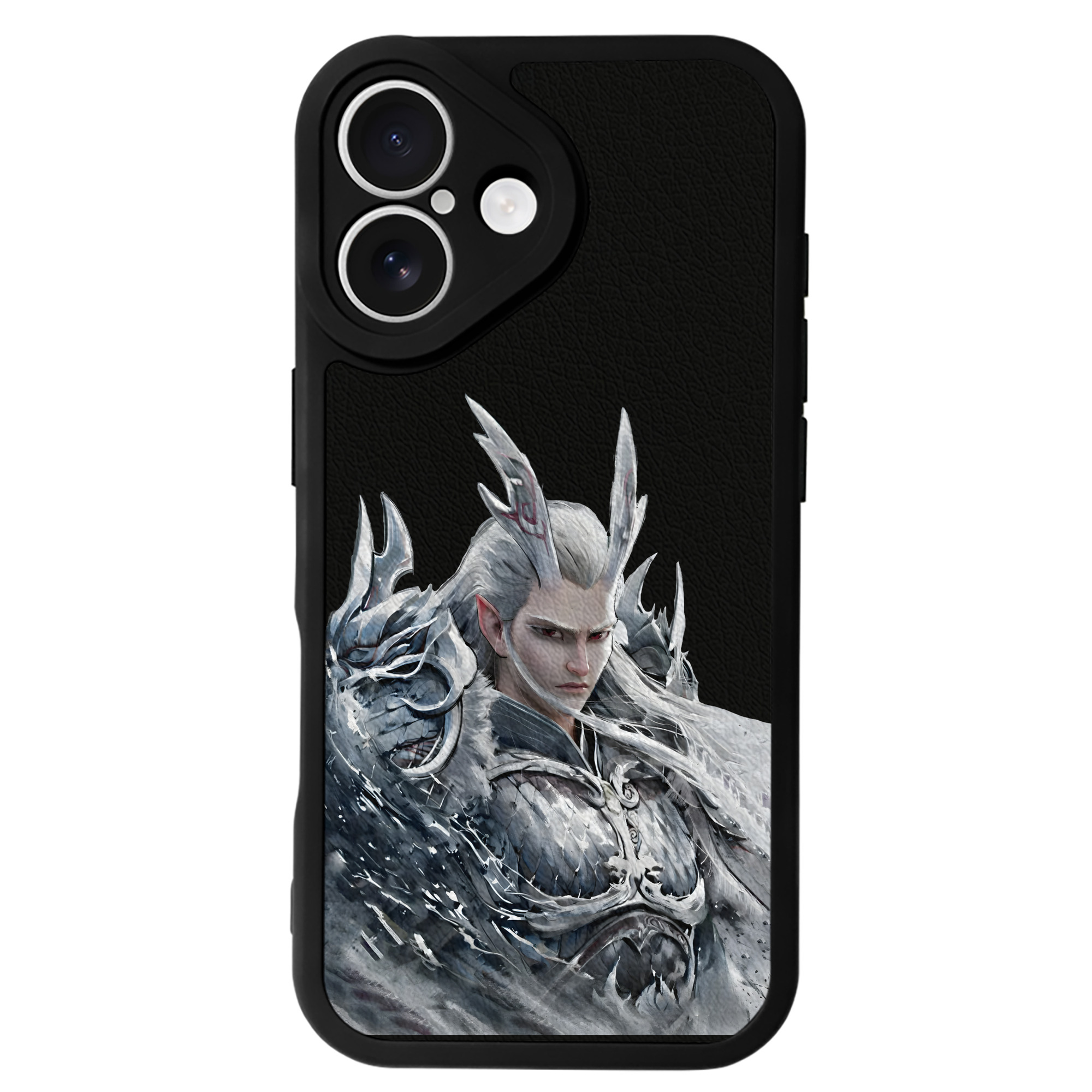 （画像用） Ne Zha 2 ナタ 魔童の大暴れ 【iPhone 16シリーズ対応】シリコンスマホケース（レザー調） 材質：シリコン